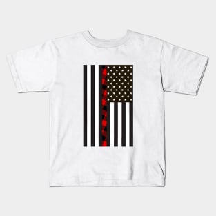 Thin Flannel Line Kids T-Shirt